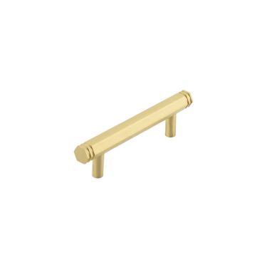 Click Here To Enlarge This Photo Of HOX350SB Frelan Hardware Hoxton Nile Cabinet Handle 96mm Satin Brass