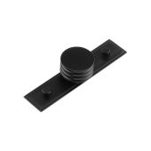 HOX-440MB-6090MB Frelan Hardware Hoxton Sturt Cupboard Knob 40mm on Stepped Backplate Matt Black