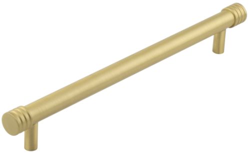 Click Here To Enlarge This Photo Of HOX460SB Frelan Hardware Hoxton Sturt Cabinet Handle 224mm Satin Brass