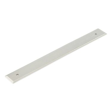 Click Here To Enlarge This Photo Of HOX6060SN Frelan Hardware Hoxton Rushton Backplate for Cabinet Handle 268x30mm Satin Nickel