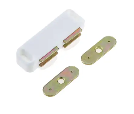 Click Here To Enlarge This Photo Of J1412B Frelan Hardware Jedo Magnetic Catch 62x18mm White