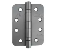 J8500RSN Frelan Hardware Jedo Grade 11 &lpar;Mild Steel&rpar; Radius Ball Bearing Hinges 102mm x 76mm x 3mm Satin Nickel