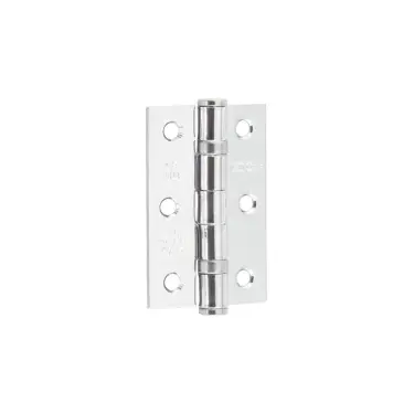 Click Here To Enlarge This Photo Of J8502PC Frelan Hardware Jedo Grade 7 &lpar;Mild Steel&rpar; Ball Bearing Hinges 76mm x 50mm x 2mm Polished Chrome