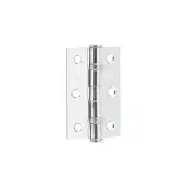 J8502PC Frelan Hardware Jedo Grade 7 &lpar;Mild Steel&rpar; Ball Bearing Hinges 76mm x 50mm x 2mm Polished Chrome