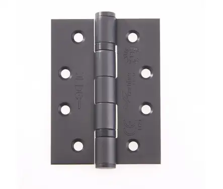 Click Here To Enlarge This Photo Of J9500DB Frelan Hardware Jedo Certifire Grade 13 &lpar;Stainless Steel&rpar; Ball Bearing Hinges 102mm x 76mm x 3mm Dark Bronze