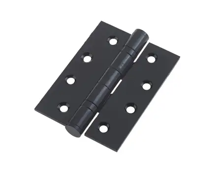 Click Here To Enlarge This Photo Of J9500MB Frelan Hardware Jedo Certifire Grade 13 &lpar;Stainless Steel&rpar; Ball Bearing Hinges 102mm x 76mm x 3mm - Matt Black