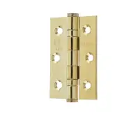 J9502EB Frelan Hardware Jedo Grade 7 &lpar;Stainless Steel&rpar; Ball Bearing Hinges 76mm x 50mm Polished Brass