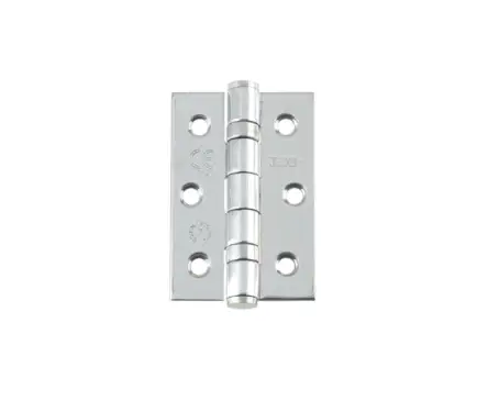 Click Here To Enlarge This Photo Of J9502PSS Frelan Hardware Jedo Grade 7 &lpar;Stainless Steel&rpar; Ball Bearing Hinges 76mm x 50mm Polished Stainless Steel