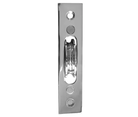 Click Here To Enlarge This Photo Of J993BPC Frelan Hardware Jedo Sash Pulley with Rectangular Plate 118mm x 26mm Polished Chrome