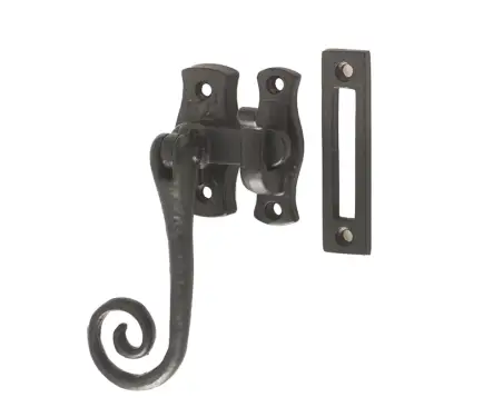 Click Here To Enlarge This Photo Of JAB19L Frelan Hardware Jedo Black Antique Range Locking Casement Fastener &lpar;Left Hand&rpar;