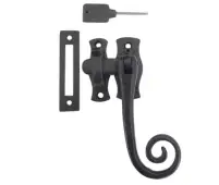 JAB19R Frelan Hardware Jedo Black Antique Range Locking Casement Fastener &lpar;Right Hand&rpar;