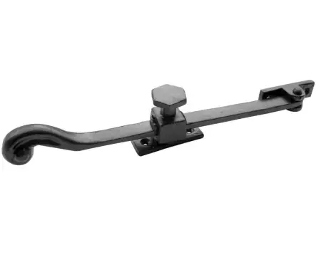Click Here To Enlarge This Photo Of JAB62B Frelan Hardware Jedo Black Antique Range Sliding Screw Down Stay 300mm
