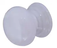 JC16 Frelan Hardware Jedo Porcelain Cupboard Knob 50mm White