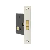 JL840PC Frelan Hardware Jedo Sliding Door Bathroom Lock &lpar;56mm Backset&rpar; Polished Chrome