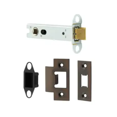 Click Here To Enlarge This Photo Of JL-HDT102DB Frelan Hardware Jedo Heavy Duty Tubular Latch 102mm Dark Bronze