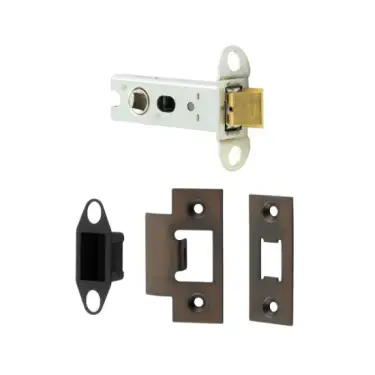 Click Here To Enlarge This Photo Of JL-HDT76DB Frelan Hardware Jedo Heavy Duty Tubular Latch 76mm Dark Bronze