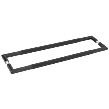 Click Here To Enlarge This Photo Of JMB11 Frelan Hardware Three One Six Diamond Back to Back Pull Handles 600mm x 25mm Matt Black &lpar;Marine G316 Stainless Steel&rpar;
