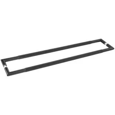 Click Here To Enlarge This Photo Of JMB20 Frelan Hardware Three One Six Diamond Back to Back Pull Handles 800mm x 25mm Matt Black &lpar;Marine G316 Stainless Steel&rpar;
