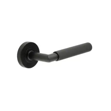 Click Here To Enlarge This Photo Of JMB402 Frelan Hardware Three One Six Linear Door Lever Handles Matt Black &lpar;Marine G316 Stainless Steel&rpar;