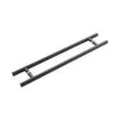 JMB521B Frelan Hardware Three One Six Guardsman Pull Handles 800mm x 32mm x 600mm &lpar;Back to Back&rpar; Matt Black
