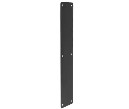 Click Here To Enlarge This Photo Of JMB82 Frelan Hardware Nero Matt Black Finger Plate 475mm x 75mm