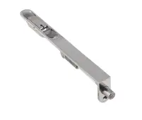 JPS51R Frelan Hardware Polished Stainless Steel Lever Action Flush Bolt &lpar;Radius Forend&rpar; 200mm x 20mm