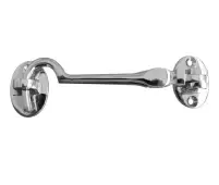 JV110EPC Frelan Hardware Jedo Solid Brass Cabin Hook 205mm Polished Chrome