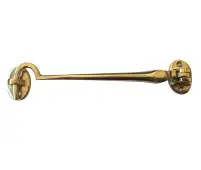JV110GPB Frelan Hardware Jedo Solid Brass Cabin Hook 300mm Polished Brass