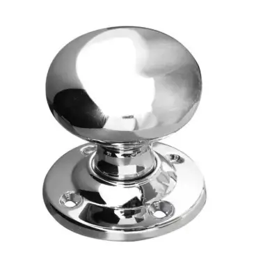 Click Here To Enlarge This Photo Of JV172APC Frelan Hardware Jedo Mushroom Mortice Door Knobs 51mm Diameter Polished Chrome