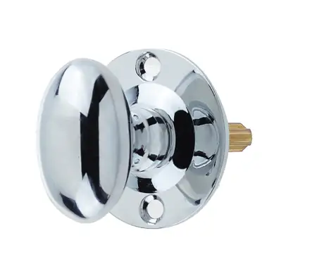 Click Here To Enlarge This Photo Of JV2715PC Frelan Hardware Jedo Turns for Mortice Rackbolts 50mm Polished Chrome