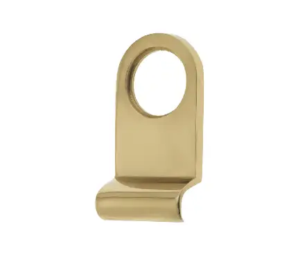 Click Here To Enlarge This Photo Of JV40PB Frelan Hardware Jedo Plain Rim Cylinder Pull Polished Brass
