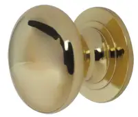 JV47BPB Frelan Hardware Jedo Traditional Cupboard Knob 32mm Polished Brass