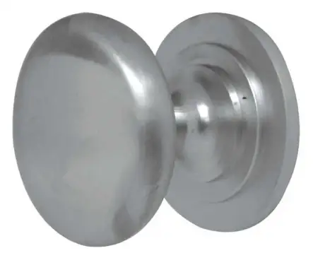 Click Here To Enlarge This Photo Of JV47DSC Frelan Hardware Jedo Traditional Cupboard Knob 42mm Satin Chrome