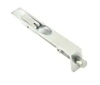 JV5640DSC Frelan Hardware Jedo Brass Lever Action Flush Bolt 250mm x 20mm Satin Chrome