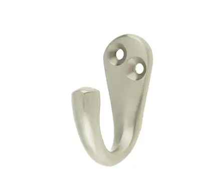 Click Here To Enlarge This Photo Of JV61SC Frelan Hardware Jedo Single Robe Hook 44mm Satin Chrome