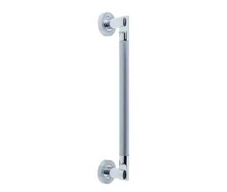 Click Here To Enlarge This Photo Of JV792PCSC Frelan Hardware Jedo Lydia Pull Handle 305mm Polished Chrome &sol; Satin Chrome