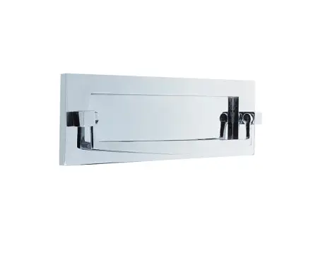 Click Here To Enlarge This Photo Of JV80PC Frelan Hardware Jedo Postal Knocker 250mm x 76mm &lpar;225mm centers&rpar; Polished Chrome