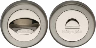 V4043-MC Heritage Brass Thumbturn & Emergency Release Mercury Finish &lpar;Satin Nickel And Polished Nickel&rpar;