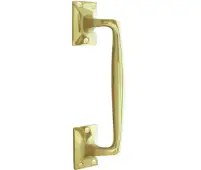 JV90CPB Frelan Hardware Jedo Wessex Pull Handle 250mm Polished Brass