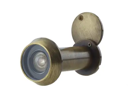 Click Here To Enlarge This Photo Of JV944AB Frelan Hardware Jedo 180 Degree Fire Rated Door Viewer to tit 35-55mm Doors Antique Brass c&sol;w Intumescent