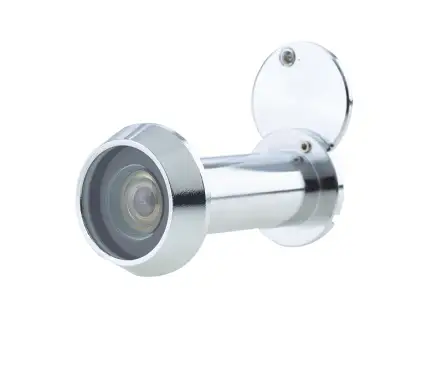 Click Here To Enlarge This Photo Of JV945PC Frelan Hardware Jedo 180 Degree Fire Rated Door Viewer to tit 50-70mm Doors Polished Chrome c&sol;w Intumescent