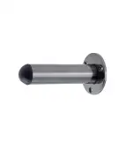 JV9551BDB Frelan Hardware Jedo Cylinder Wall Mounted Door Stop &lpar;No Rose&rpar;  on Rose 75mm Dark Bronze