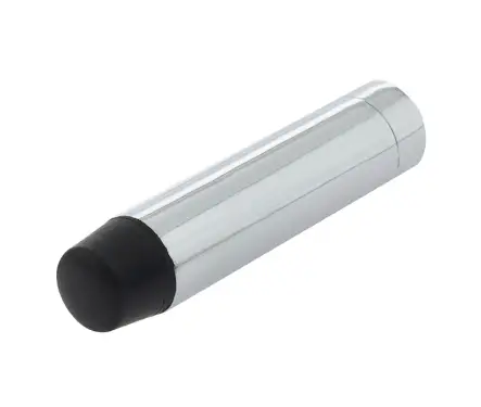 Click Here To Enlarge This Photo Of JV9559BPC Frelan Hardware Jedo Cylinder Wall Mounted Door Stop &lpar;No Rose&rpar;  without Rose 102mm Polished Chrome