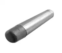 JV9559BSC Frelan Hardware Jedo Cylinder Wall Mounted Door Stop &lpar;No Rose&rpar;  without Rose 102mm Satin Chrome