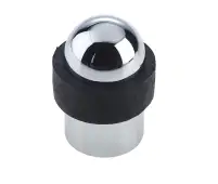 JV9560PC Frelan Hardware Jedo Dome Topped Floor Mounted Door Stop &lpar;No Rose&rpar;  48x28mm Polished Chrome