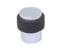 JV9565PC Frelan Hardware Jedo Cylinder Floor Mounted Door Stop &lpar;No Rose&rpar;  36x28mm Polished Chrome