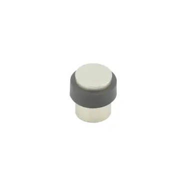 Click Here To Enlarge This Photo Of JV9565SN Frelan Hardware Jedo Cylinder Floor Mounted Door Stop &lpar;No Rose&rpar;  36x28mm Satin Nickel