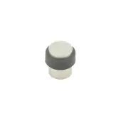 JV9565SN Frelan Hardware Jedo Cylinder Floor Mounted Door Stop &lpar;No Rose&rpar;  36x28mm Satin Nickel