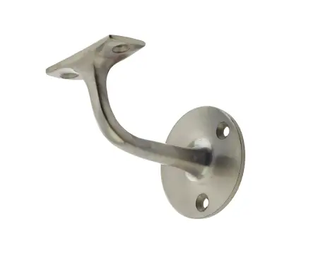 Click Here To Enlarge This Photo Of JV95BSN Frelan Hardware Jedo Handrail Bracket 75mm Satin Nickel