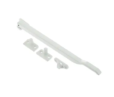 Click Here To Enlarge This Photo Of JW77WH Frelan Hardware Jedo Modern Non Lockable Casement Stay 250mm White